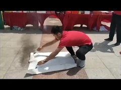 Vídeo de uso de cobertores de incêndio e aplicação de cobertores de incêndio