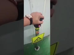 Descargas electrostáticas utilizam vídeo.eliminação electrostática.vertical