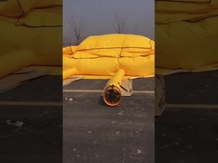 Utilização de uma almofada de ar de salvamento e inflação da mesma