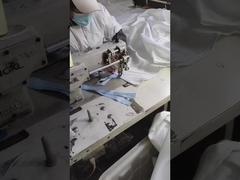 Exposição de detalhes de cobertores de incêndio, costura de cobertores de incêndio