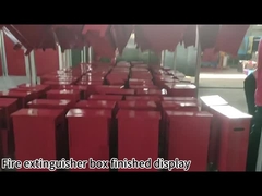 Caixa de extintor de incêndio exibição terminada