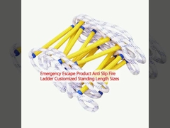 Escada de incêndio antiderrapante de emergência Dimensões de comprimento de pé personalizadas