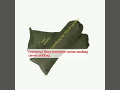 Saco de areia de lona para prevenção de inundações de emergência