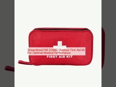 Kit de primeiros socorros externos simplificado FAK 0.06KG para um desempenho médico óptimo