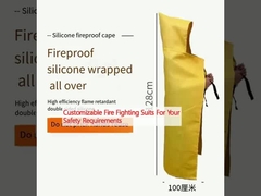 Trajes de combate a incêndios personalizáveis para as suas necessidades de segurança