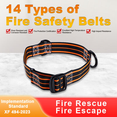 Fire safety belt - Firefighter safety rescue protective belt