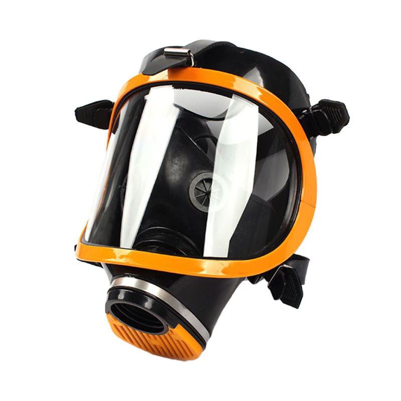 Adjustable Strap Full Face Chemical Mask Puda Self Priming Filter Gas Mask