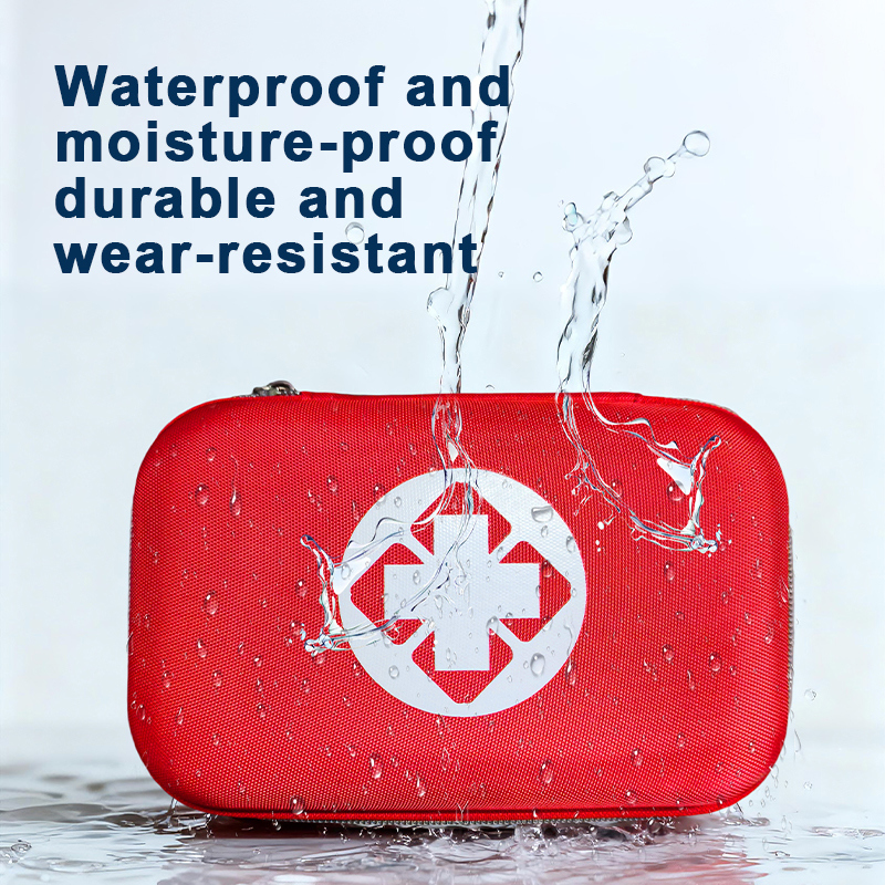 Customizable Red EVA Oxford Fabric Family-Sized Emergency First Aid Kit