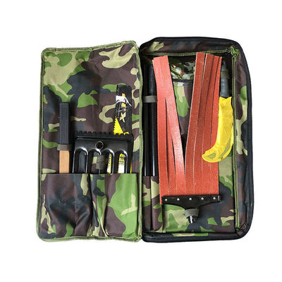 Conjunto de ferramentas combinadas de extinção de incêndios florestais, kit de resgate individual de 8 peças, conjunto de ferramentas florestais portáteis