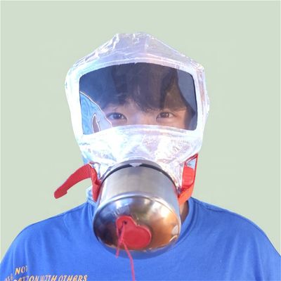 Tipo de filtro Máscara de auto-resgate contra incêndio, aparelho respiratório de auto-resgate contra fumaça, máscara de fuga contra incêndio em hotéis familiares