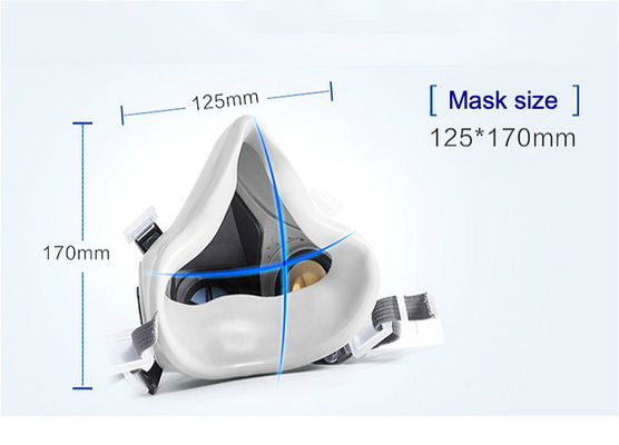 TTR ABS Equipamento de fuga de emergência Máscara de gás de meio rosto com filtração de ar