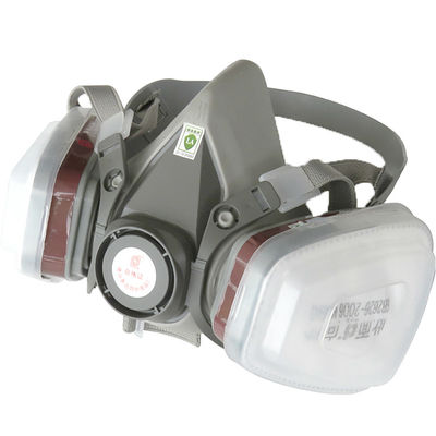 Máscara de gás Puda Máscara de gás, com caixa de filtro duplo modelo 410