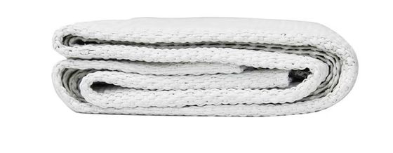 Espessura de 2 mm, pode ser personalizado tamanho, Cerâmica Fibra Fire Blanket, Branco, resistente ao fogo de alta temperatura em pé produtos de primeiros socorros