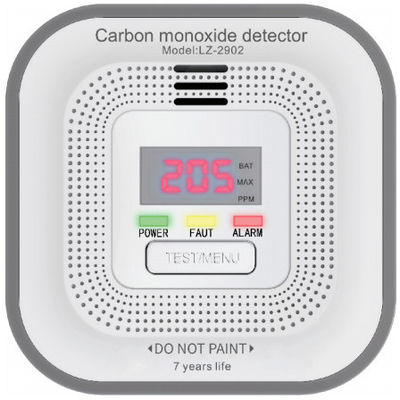 Indicador de energia/falha/alarme Alarme de monóxido de carbono com sensor Figaro e indicador LED
