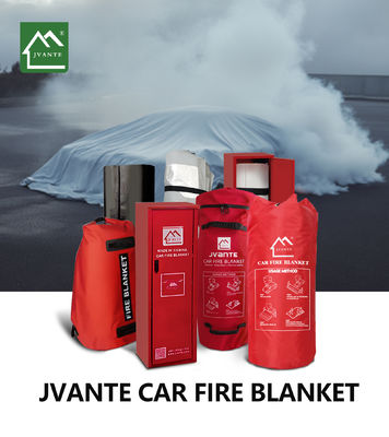 Cobertura anti-incêndio de fibra de vidro para automóveis Branco 4*6 6*8 6*9 10*12M ou sob medida