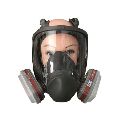 Respirador de silicone reutilizável KN95 cinza para proteção contra poeira e função da máscara de gás