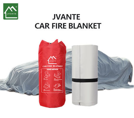 Alto silício branco JAT-303 Cobertura de combate a incêndio 0,6 espessura Fibra de vidro Veículo Cobertura de incêndio Soldadura Proteção de alta visibilidade