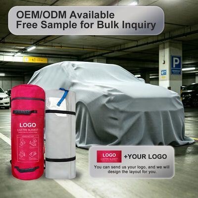 6m x 8m EV Charging Station Fire Blanket Rapid Deployment Car Containment System Silicone Coated for EU Fleet Logistics